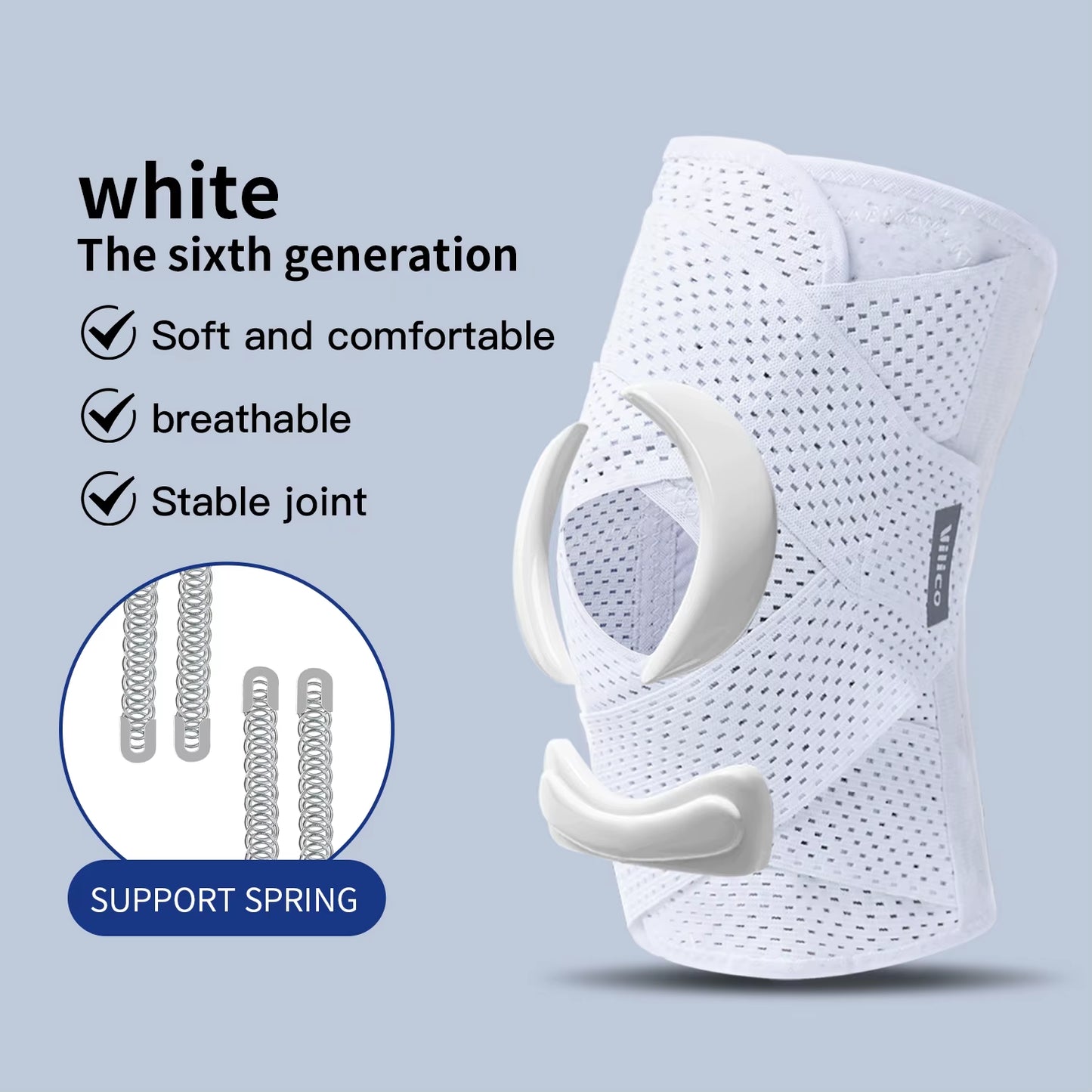 1PC Pressurised Elastic Sports Kneepad – Joint Support Brace for Fitness, Arthritis, and Impact Sports