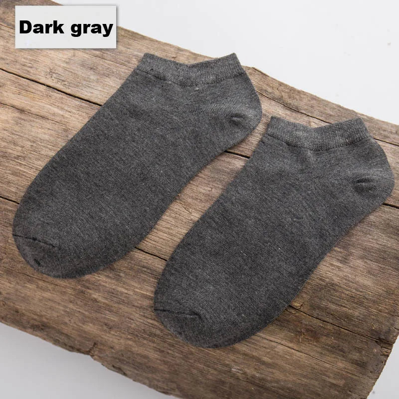 5 Pairs Men’s Bamboo Fibre Ankle Socks – Soft, Breathable, Deodorising – EUR 39-43 (US 9-11)