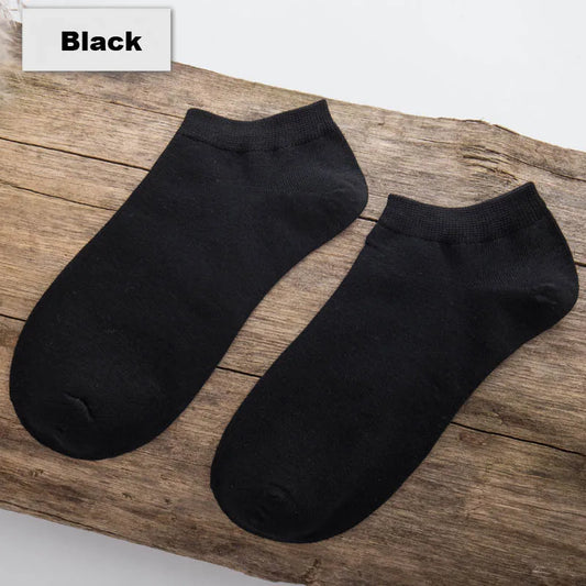 5 Pairs Men’s Bamboo Fibre Ankle Socks – Soft, Breathable, Deodorising – EUR 39-43 (US 9-11)