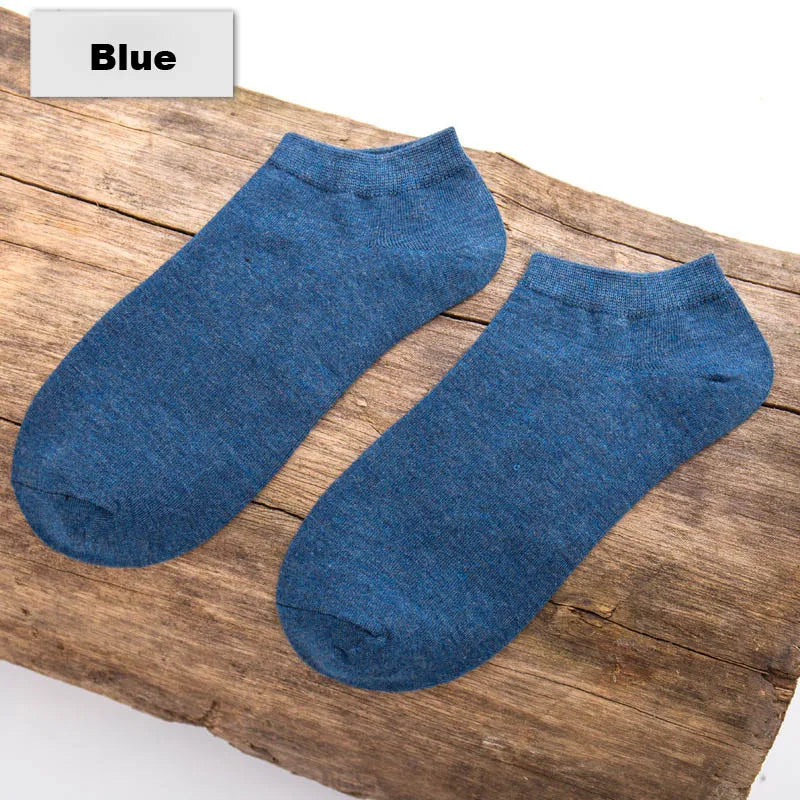 5 Pairs Men’s Bamboo Fibre Ankle Socks – Soft, Breathable, Deodorising – EUR 39-43 (US 9-11)
