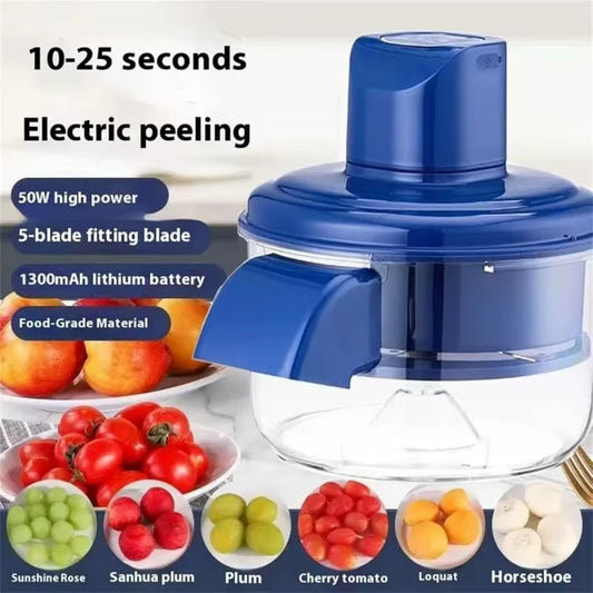 Automatic Electric Grape Peeler – Hands-Free Fruit Skin Remover (1200 mAh) for Grapes & Small Berries