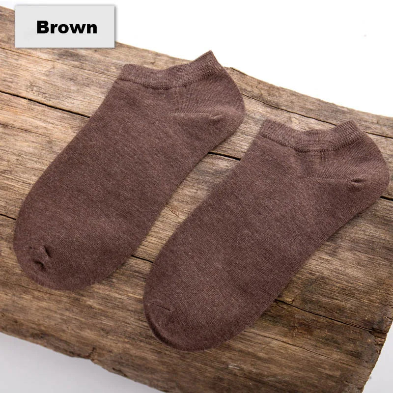 5 Pairs Men’s Bamboo Fibre Ankle Socks – Soft, Breathable, Deodorising – EUR 39-43 (US 9-11)