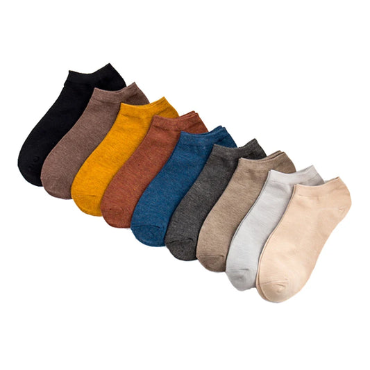 5 Pairs Men’s Bamboo Fibre Ankle Socks – Soft, Breathable, Deodorising – EUR 39-43 (US 9-11)