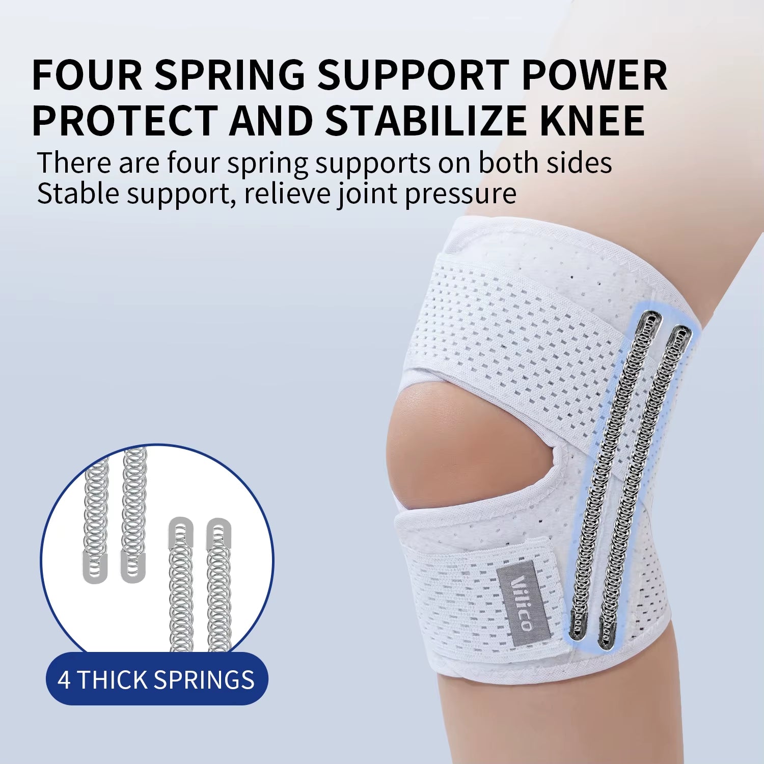 1PC Pressurised Elastic Sports Kneepad – Joint Support Brace for Fitness, Arthritis, and Impact Sports