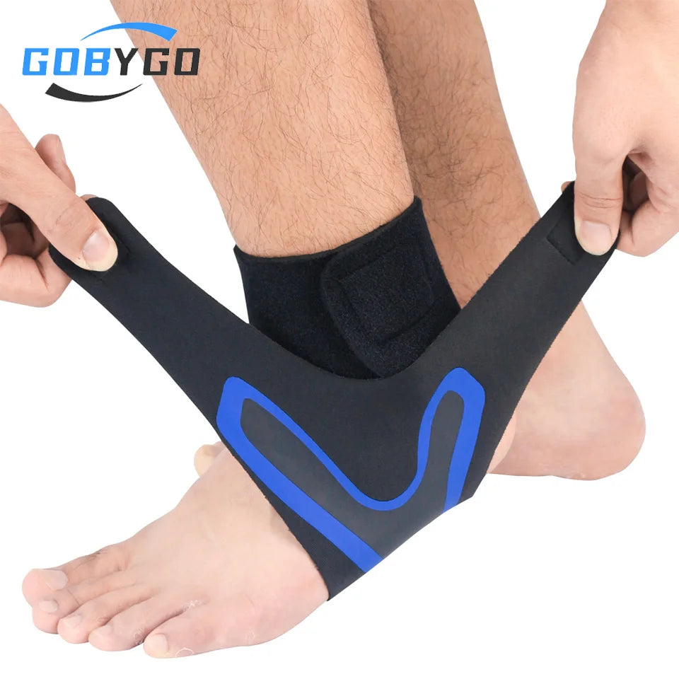1PC Pressurised Sports Ankle Brace – Anti-Sprain Breathable Support for Gym, Running, Basketball & More