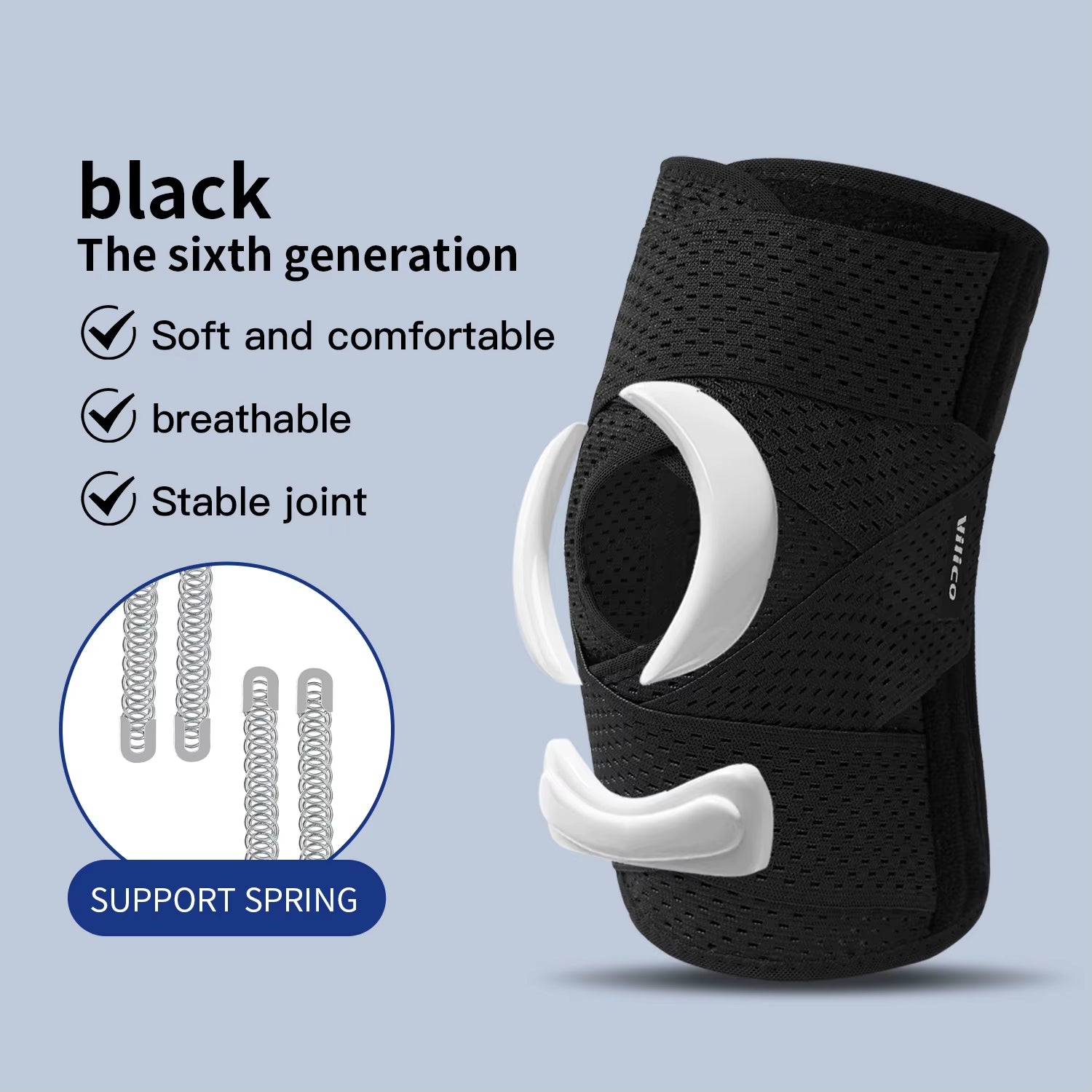 1PC Pressurised Elastic Sports Kneepad – Joint Support Brace for Fitness, Arthritis, and Impact Sports