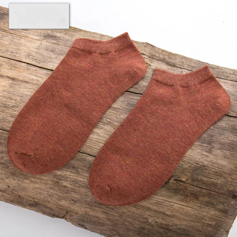 5 Pairs Men’s Bamboo Fibre Ankle Socks – Soft, Breathable, Deodorising – EUR 39-43 (US 9-11)