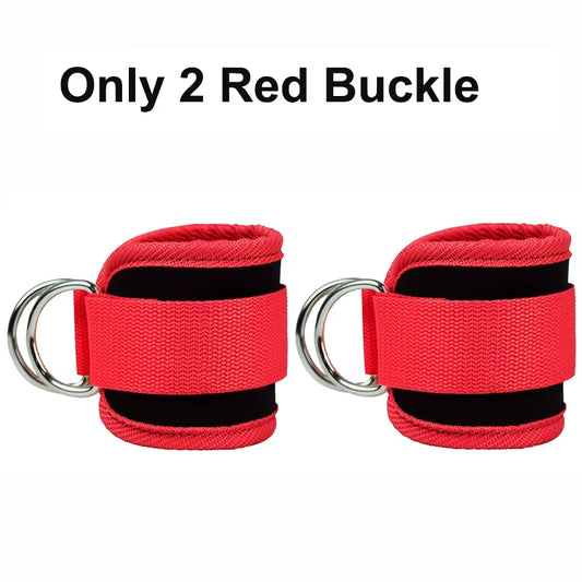 Ankle Resistance Band Set with Padded Cuffs — Glute Kickback & Lower-Body Trainer (Home/Gym)