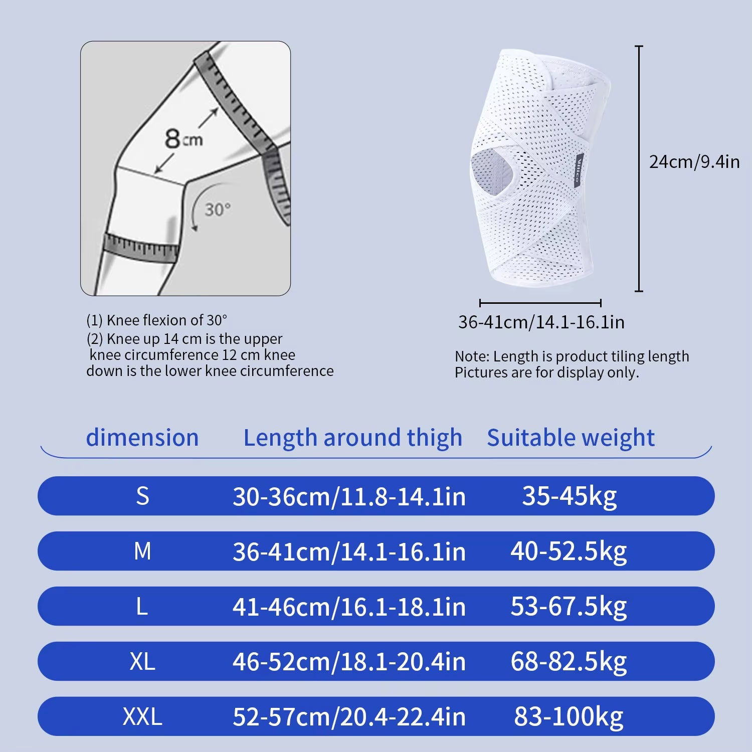 1PC Pressurised Elastic Sports Kneepad – Joint Support Brace for Fitness, Arthritis, and Impact Sports